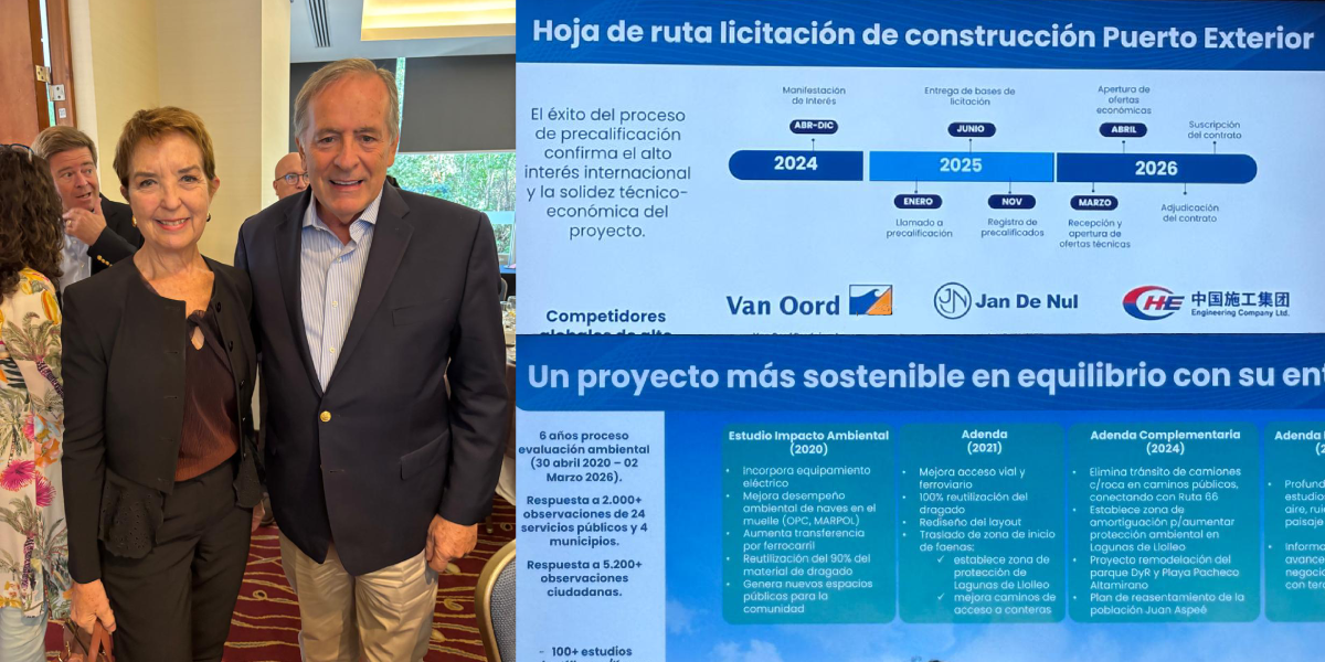 Puerto San Antonio: autoridades y sector privado analizan el futuro del proyecto portuario más ambicioso de Chile