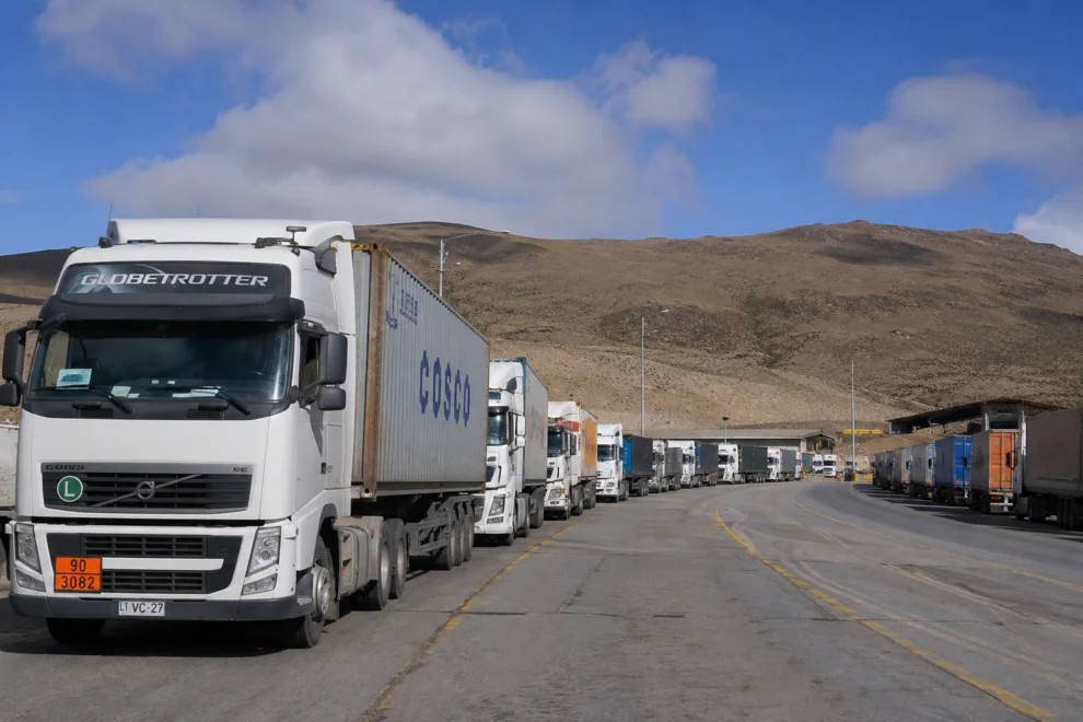PREOCUPACIÓN POR ATOCHAMIENTO DE CAMIONES POR CIERRE NOCTURNO DE PASO FRONTERIZO COLCHANE